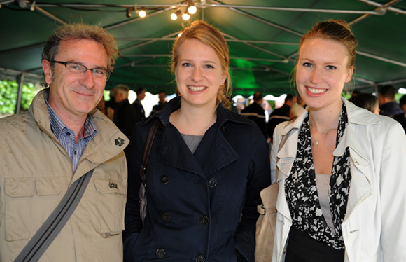8. Ernst Jaeggli (Goethe institut Lyon), Verena Galganek (Deutschmobil) et Elisabeth Potuijt
