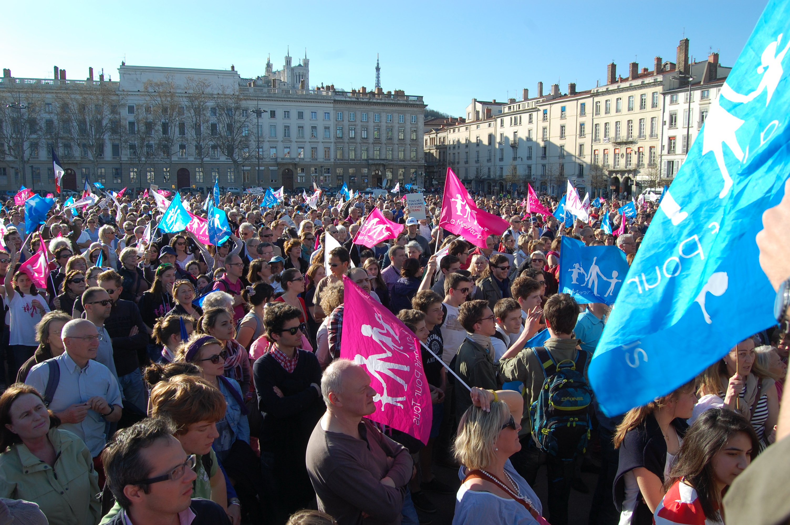 Mariage homo. Manifestation lyonnaise pour la libération de Nicolas B.