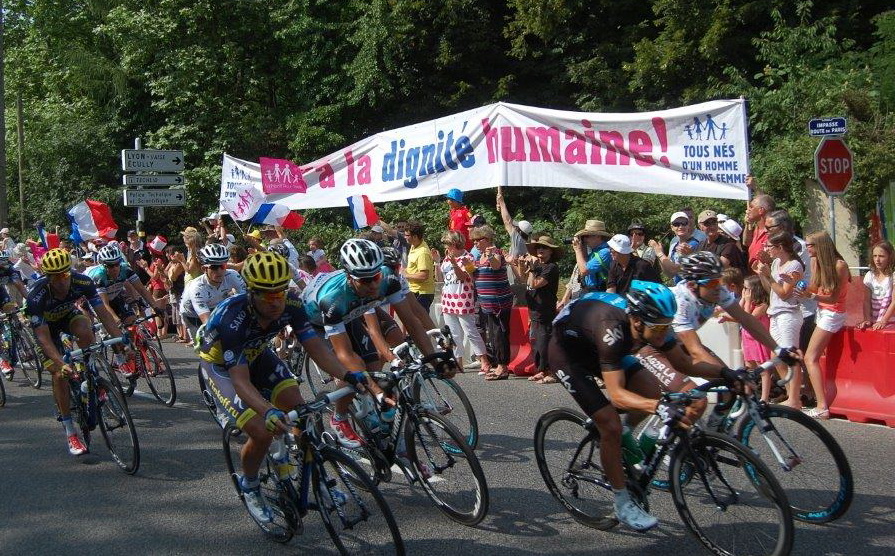 Tour de France. Les opposants au mariage gay dans la course