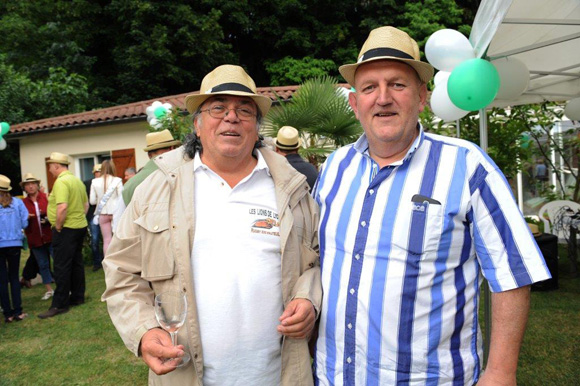 10. Gérard Gutierrez (Fédération Française Rugby à XIII) et Gérard Bert (Cars Berthelet)