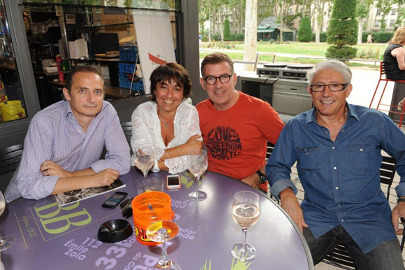 1. Maxime Perrier, Nathalie Berberian, Nico et Elie Cunat