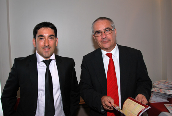 1. Florent Tosello (Secrétaire général de l’Office des sports) et Jean-Michel Bassal (Présidence et direction générale EDF)