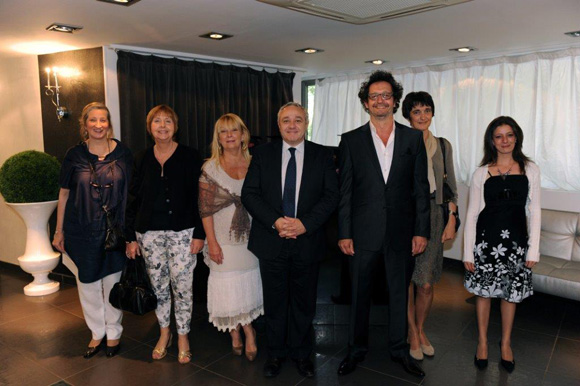 1. Jean-François Croes, directeur de l’Efap, Serge Le Strat, DG de l’Efap et leurs collaborateurs
