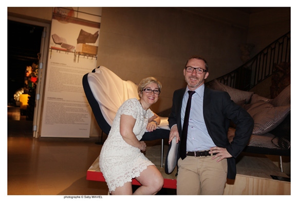 14. Marie-Claire Noyerie (Musée des Tissus et Musée des Arts Décoratifs) et Lionel Bergatto (Drac) 