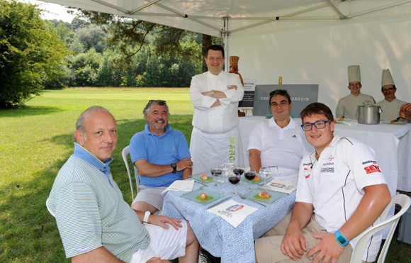 16. Louis-Eric Beckensteiner, Carlos Teixeira, le chef Christophe Marguin, Frédéric Bouille et Paul Gagneux