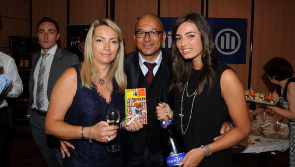 19. Corinne Paris (Allianz), Tony Goupil (Champagne Pommery) et Marine Paris (Allianz)