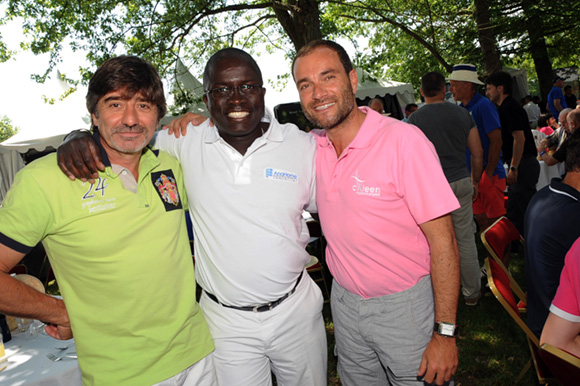 21. Michel Neyret, Laye Diop (Hilton) et Serge Gradante (CKleen)