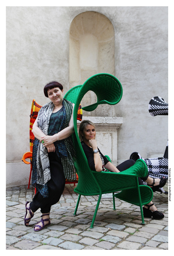 2. Patrizia Moroso (Moroso) et Claude Cartier (Boutique Claude Cartier) 