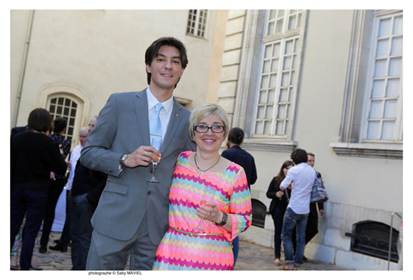 21. David Michelizza (Moroso) et Marie-Claire Noyerie (Musée des Tissus et Musée des Arts Décoratifs) 