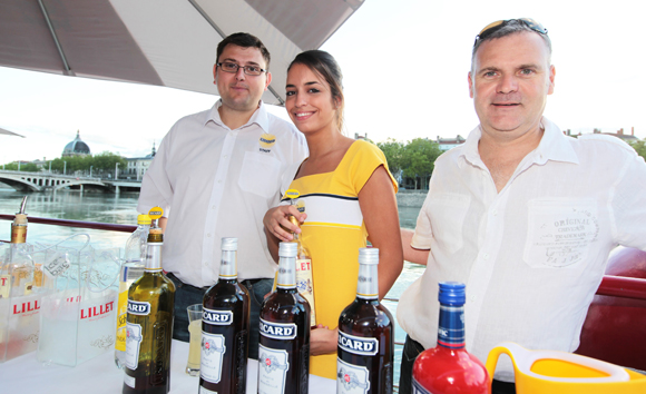 2. Gaël Martin, Morgane Cesanno et Pascal Delaporte (Ricard)