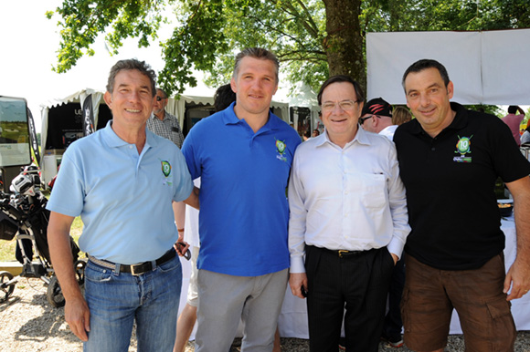 22. Jean-Claude Pietrocola (Média Sport Promotion), Sylvain Marconnet, Jean-Louis Blanc (GDF Suez) et Laurent Pietrocola