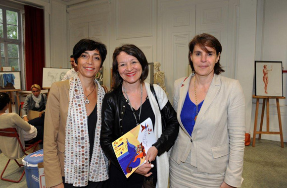 23. Carole Barbier (BASF), Nadine Castellani (Orange) et Sophie Suc (Kem One)