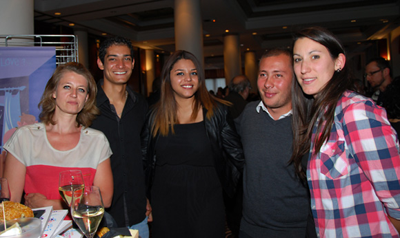 24. Virginie Bertherat (Lyon GR), Samy Jallouz (ASUL Basket), Sabrina Kherarba, Joyce Merat (ALMR) et Christel Levrier (Lyon Floorball Club)