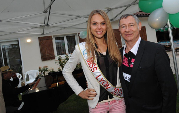 30. Célie Laporte, Miss Lyon 2013 et Pascal Armata (Comité Miss Lyon)