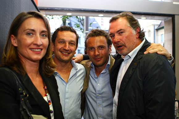 32. Virginie Levert, Laurent Lelièvre (Cabinet d'avocat FORESTIER LELIEVRE), Renaud Cohen (Somatrans) et Olivier CHATARD (Delta Light)