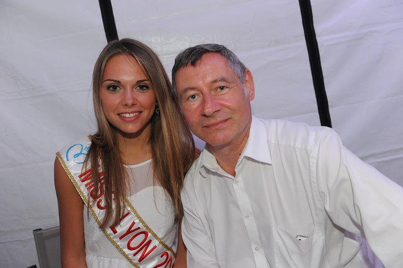33. Célie, Miss Lyon 2013 et Pascal Armata