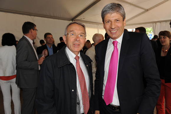 34. Jean-Luc da Passano, vice-président du Conseil général et Thierry Glories, président du groupe Floriot