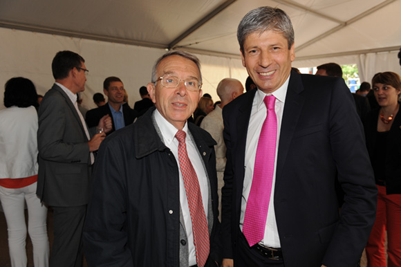 34. Jean-Luc da Passano, vice-président du Conseil général et Thierry Glories, président du groupe Floriot