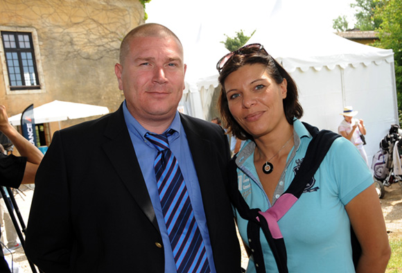 6. François Pietri, président du Rugby club de Roanne) et Jessica Jung (GFC Construction)