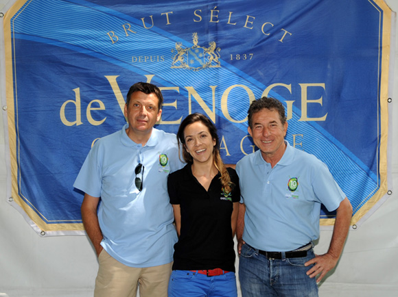 8. Thierry Bouchet (Champagne de Venoge), Gaëlle Viegas et Jean-Claude Pietrocola (Média Sport Promotion)