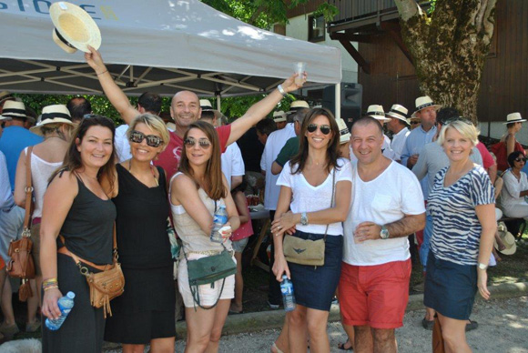 15. Sophie, Ingrid, Valérie, Laurent, Stéphanie, Lionel et Rachel