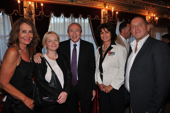 22. Françoise Petit, Caroline et Gérard Collomb, Marie-France Coquard et Philippe-Marc Jocteur