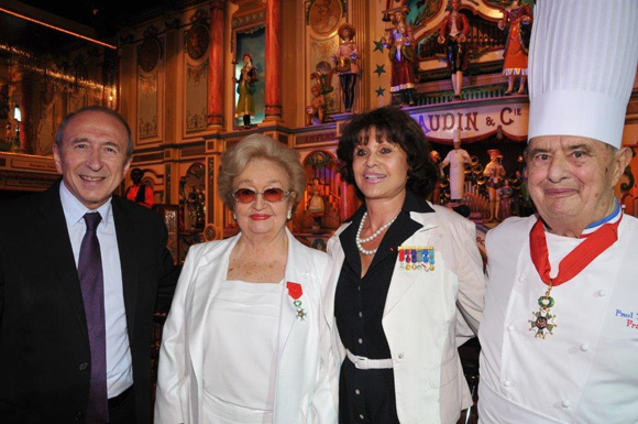 8. Gérard Collomb, Collette Sibilia, Marie-France Coquard et Paul Bocuse