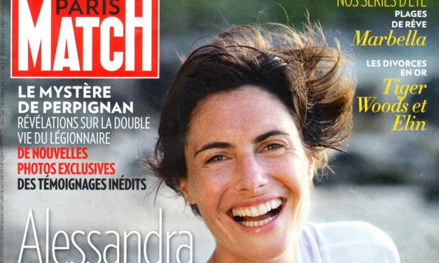 Alessandra Sublet. Verrouillage centralisé pour Paris Match