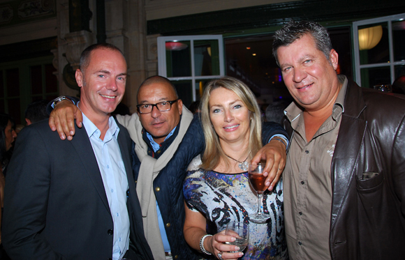 23. Lionel (Relais d’Or), Tony (Pommery), Corinne et Christophe (Allianz)