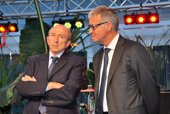 7. Le sénateur-maire de Lyon et Patrick Bernasconi, Président de la FNTP