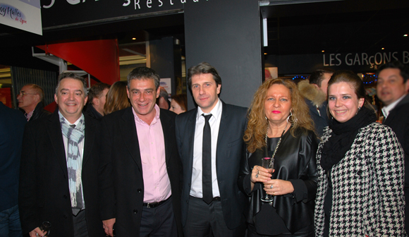 10. Guy Mathiolon (Serfim), Didier Pesson, Jean-Christophe Vincent, Françoise Perroud (Serfim) et Virginie Decia (Sienne Design)
