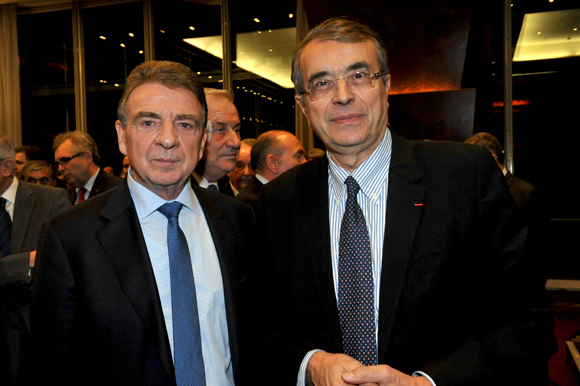 10. Bernard Fontanel, président du Medef Lyon et ean-Jack Queyranne, président du Conseil Régional