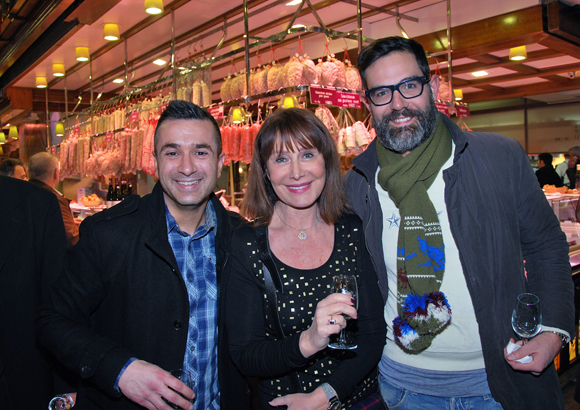 11. Marc Boissieux (Masterchef 2013), Françoise Petit (Lyon People) et Romain Bombail (Welcomm)
