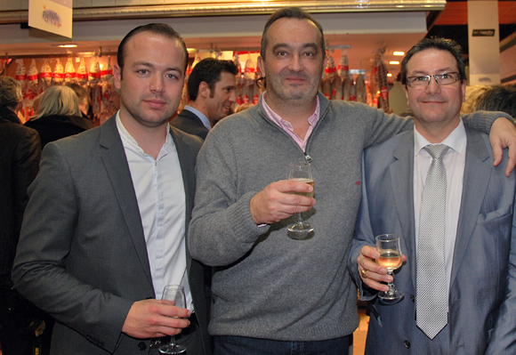 16. Maxime Baudrand (Groupe Provim), Pierre Nallet (AnaHome Immobilier), Christophe Minicillo (Crédit Agricole Centre-Est) et Marco (Lyon People)