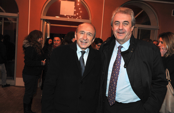 20. Gérard Collomb, sénateur maire de Lyon et Maître Richard Brumm, adjoint aux Finances