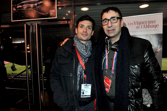 22. Jean-Samuel Sagnes (Air France) et le fleuriste Franck Hernandez