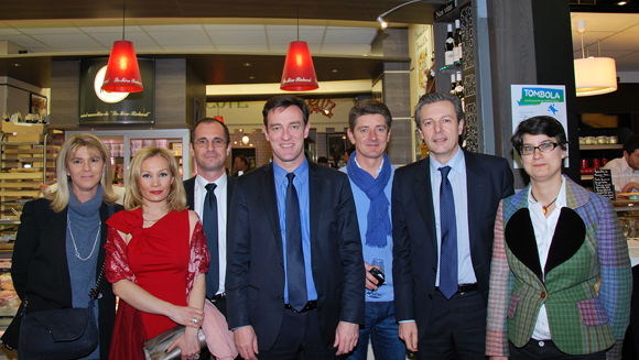23. Christelle Blache, Myriam Pellegrin, Pierre Berat, Michel Havard, Damien Gouy-Perret, Pascal Blache et Elodie Humeau