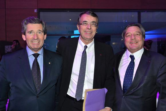 23. Henri Junique, Jean-Jack Queyranne et François Turcas