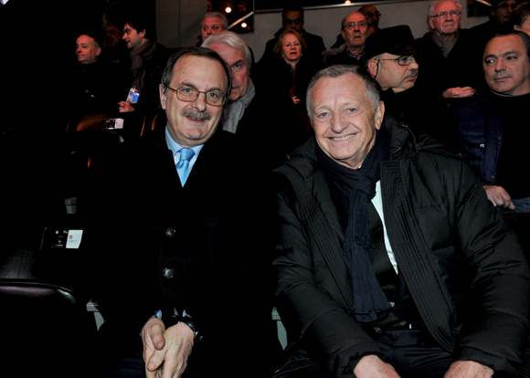 24. Jean-François Carenco, préfet du Rhône et Jean-Michel Aulas président de l’OL