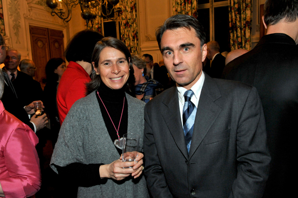 28. Valérie Paget et Laurent Lacorne, directeur de l’école Charles de Foucauld