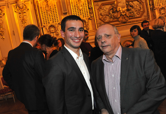 39. Yann Cucherat, directeur sportif des équipes de Gym et Léandre Borbon (LOU Rugby)