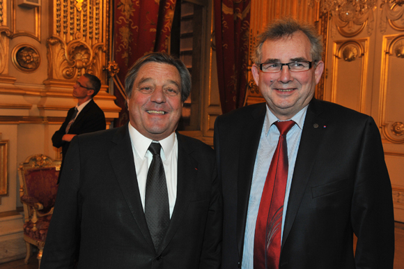 4. François Turcas, président de la CGPME et Alain Audouard, président de la Chambre de Métiers du Rhône
