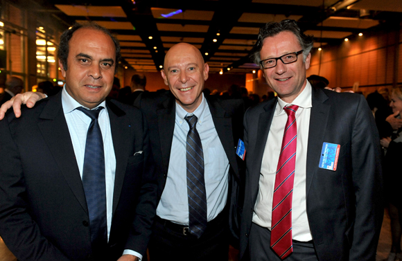 43. Aziz Lamrani (ABM Maroc), Philippe Bernand et Arnaud Besson (Aéroports de Lyon)