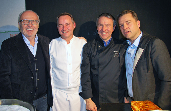 44. Alain Cellerier, Jean-Christophe Ansannay (Auberge de l’Ile), Franck et Pierre-Guy Cellerier