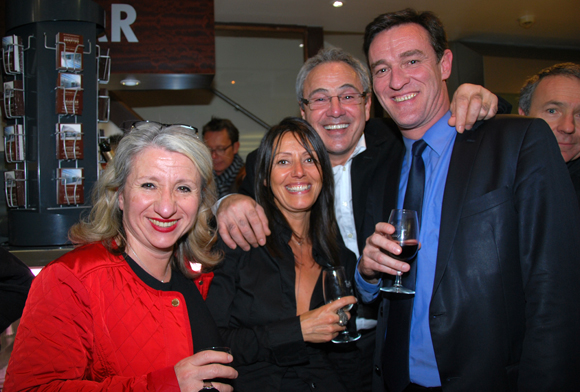 45. Nataly Joubert (Agence Bonne Réponse), Florence Guyot (Champagne Guyot), Alain Dinc (La Tour Rose) et Michel Havard