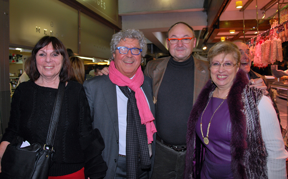 50. Nadine Gelas, vice-présidente du Grand Lyon, Roland Bernard, vice-président du Grand Lyon, Gérard Angel (Les Potins d’Angèle) et Evelyne Haguenauer, adjointe à la mémoire