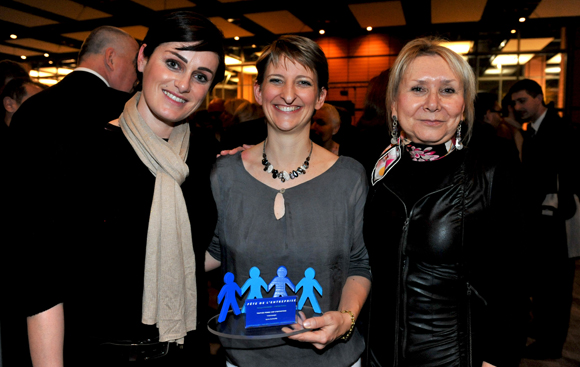 54. Céline Maisonnave (Mc & Léon Luxury services), Sylvie Guinard (Thimonnier) et Marie-France Messageot (CGPME)