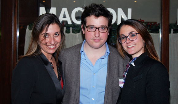 54. Val (Lyon People), Alexis Bruyère (Roche Bobois) et Elodie Aguettant (Lyon People)
