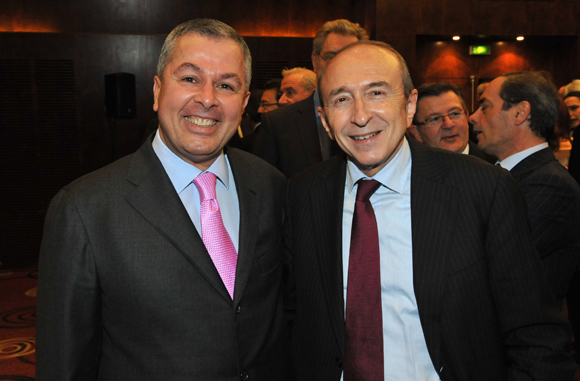 57. Philippe Guerand (Medef) et Gérard Collomb, sénateur maire de Lyon