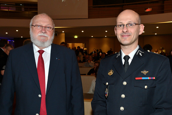 6. Jean-Marc Legars, président de la Cour administrative d’appel et Xavier Guimard, commandant du groupe de Gendarmerie du Rhône